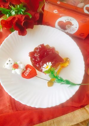 A picture of STRAWBERRY 🍓🍓 Homemade STRAWBERRY JAM.