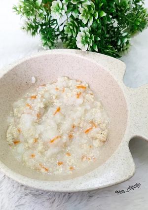 Foto resep Bubur Udang Wortel