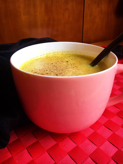 Una foto de Cúrcuma latte