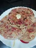 Beetroot Potato Paratha