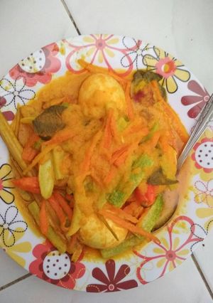 Foto resep Telur bulat bumbu acar kuning