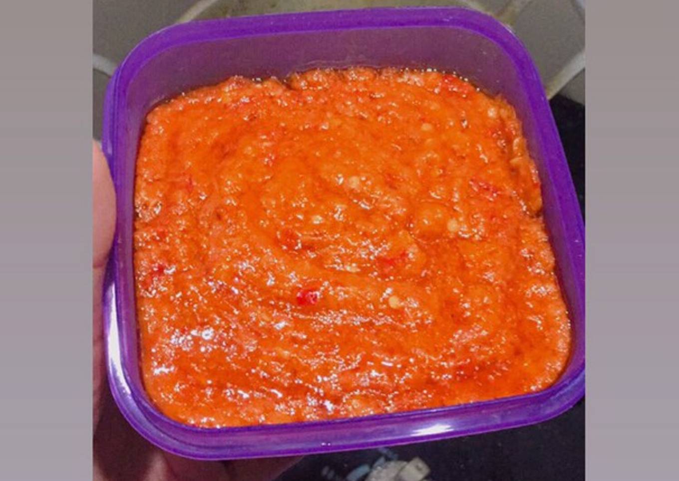 Sambel pecel lamongan enak banget