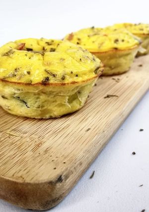 Une photo de Mini flans aux légumes