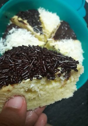 Foto resep Bolu keju kukus (with adem sari chingku 😂)
