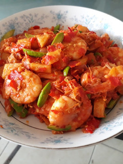 Foto resep Sambal udang pete