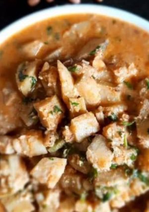 A picture of Banana curry.