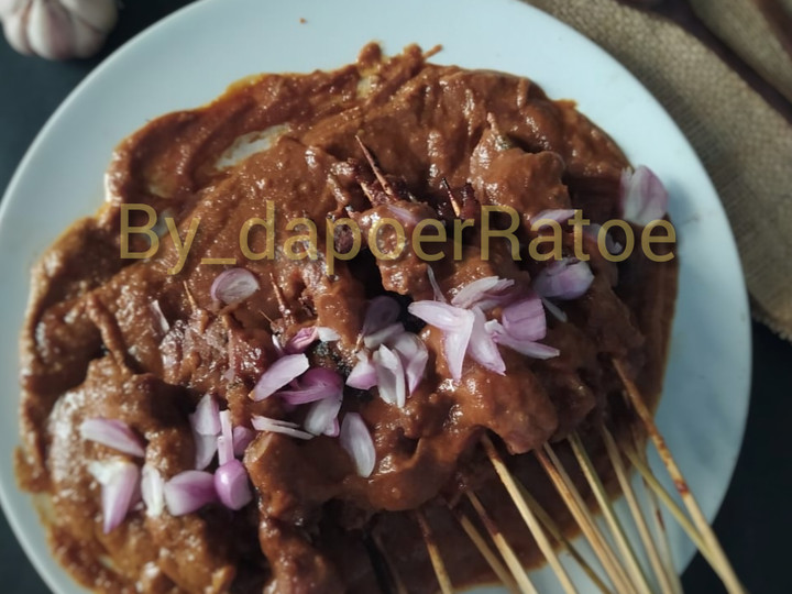 Resep Sate daging idul adha bumbu kacang, Enak