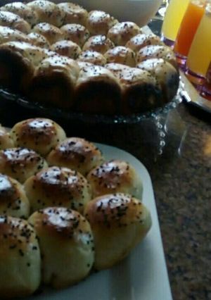 صورة لوصفة خلية نحل بحشوة بيتزا