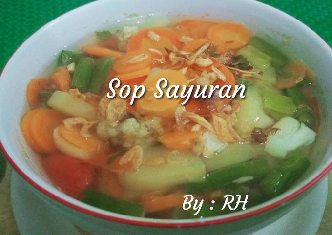 Sop Sayuran dan Tips Masak Cepat