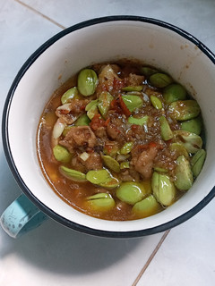 Foto resep 18. Tumis pete + kulit ayam