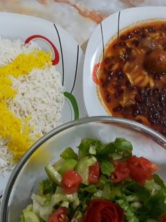 عکسی از دستور خورش خلال کرمانشاهی