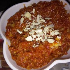 A picture of Gajar ka halwa.