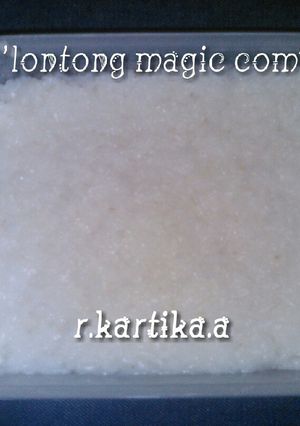 Foto resep 14.lontong magic com