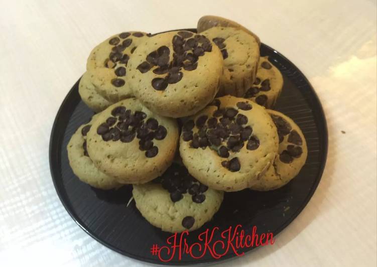 Choco Green tea cupcakes (Putih telur)