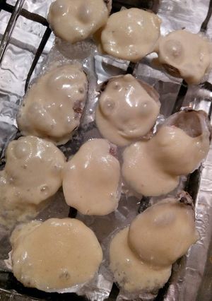 Una foto de Ostras a la parmesana