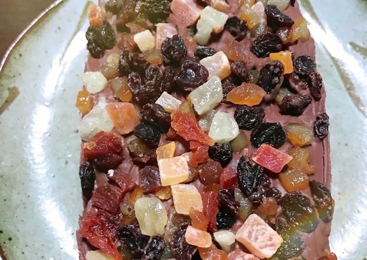 No oven now mixer raw chocolate cake gampang (coklat cake)