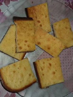 Una foto de Fainá de queso