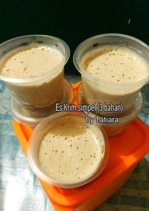 Foto resep ES KRIM simple (3 bahan)