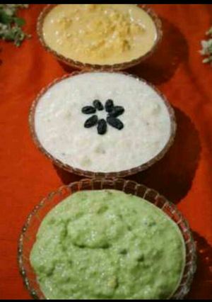 A picture of Tirangi kheer.