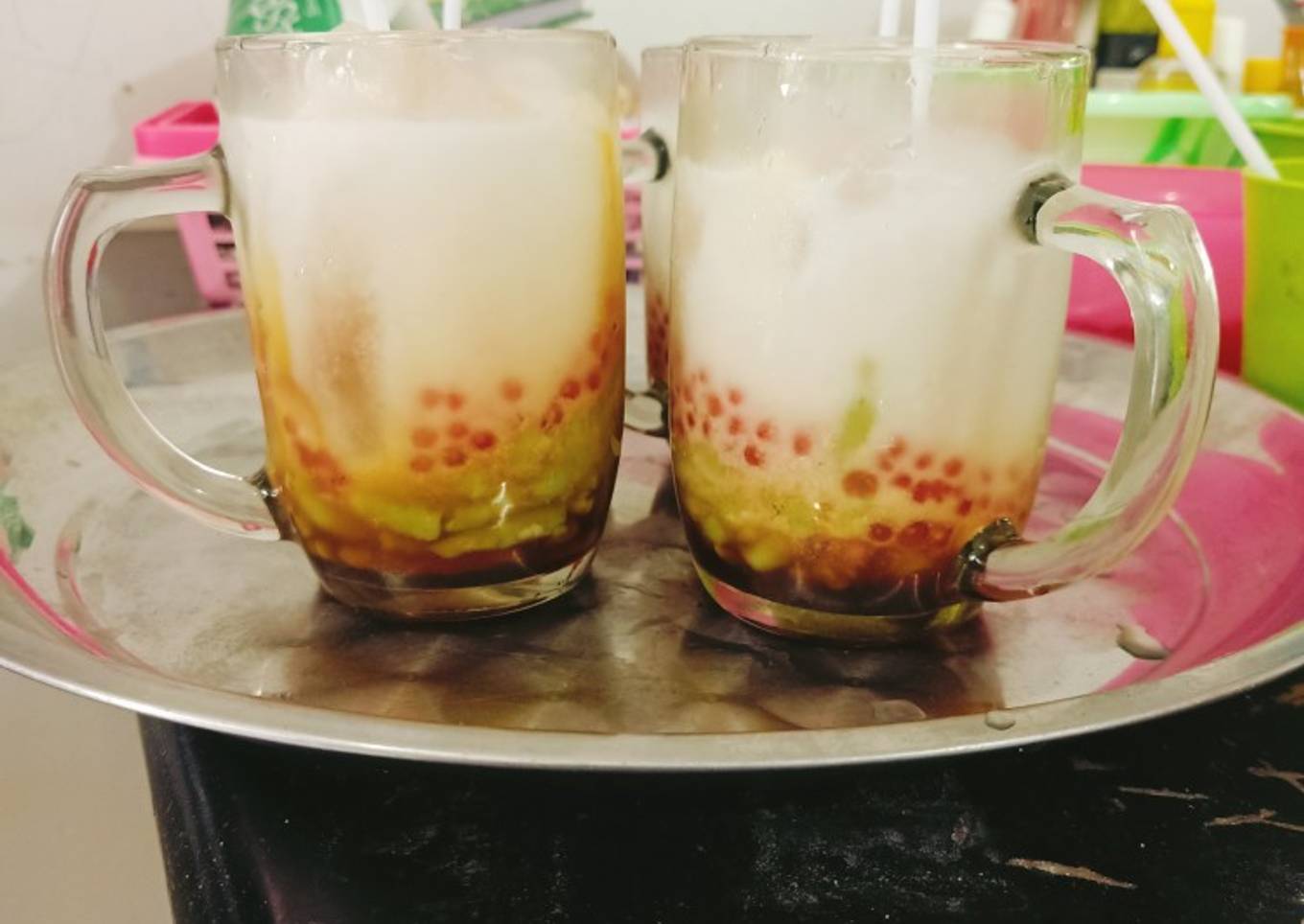 Es cendol mutiara enak di minum hangat enak juga di Minum dinggi