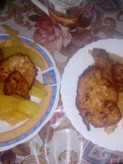 صورة لوصفة اسكالوب طري مع بطاطا بالتوابل