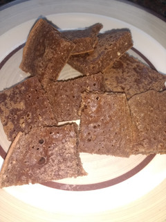 Una foto de Mini brownie sin gluten(super fácil)
