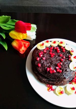 A picture of Dark Chocolate Pancakes.