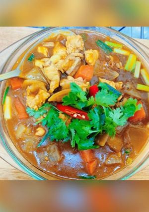 Foto resep Japanese chicken curry