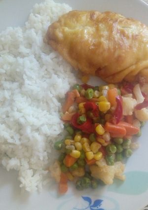 Sajtkrémes bundában sült csirkemell recept fotója