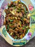 Tumis Daging Cabe Hijau
