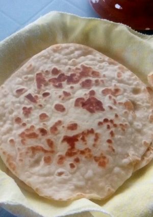 صورة لوصفة خبز الصاج