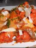 Gnocchi con Salsiccia, Funghi Champignon e Scaglie di Pecorino
