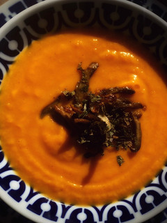 Foto principal de Crema de calabaza con setas