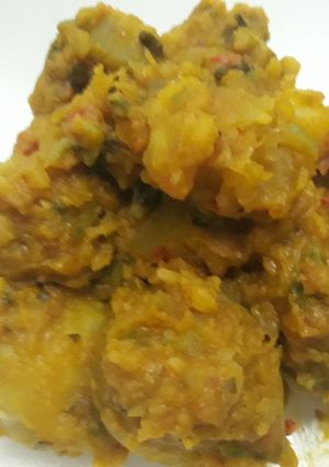 A picture of Sweet potatoes porriage.