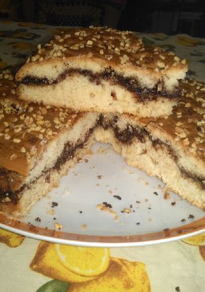 Foto di Focaccia alla Nutella con granella di nocciole 😄
