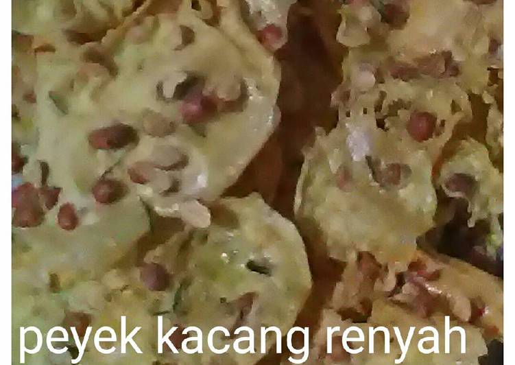 Peyek kacang renyah