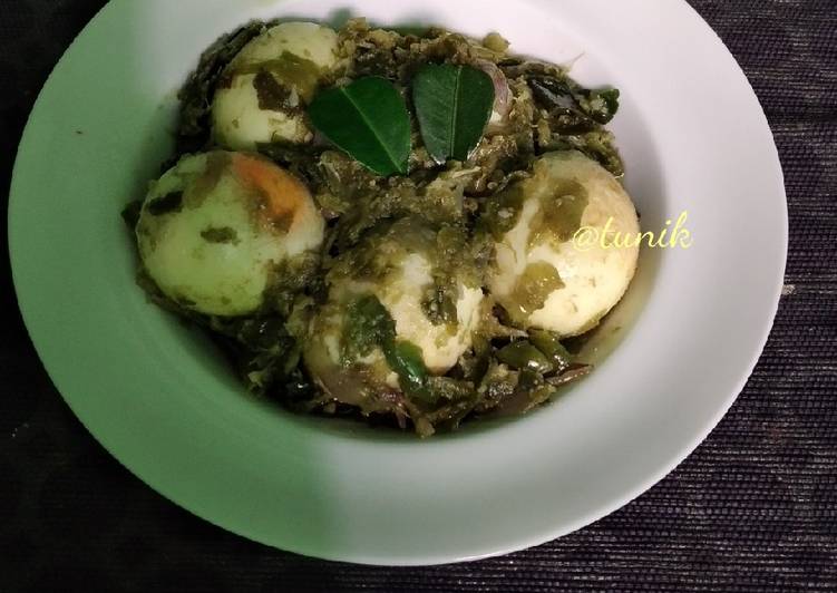 Resep masakan 327. Telur Sambal Ijo | Resep Membuat 327. Telur Sambal Ijo Yang Enak Dan Lezat