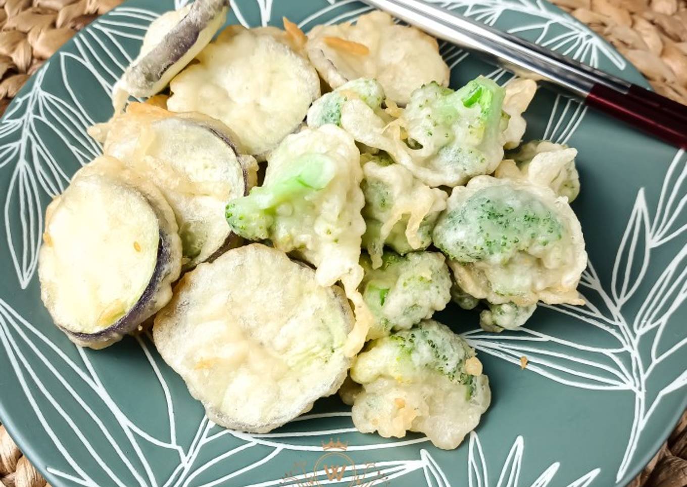 Resep TEMPURA BROKOLI dan TERONG, Enak