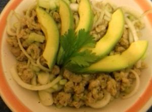Una foto de Aguachile fácil, (de soya)