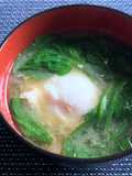 Dropped Egg Miso Soup