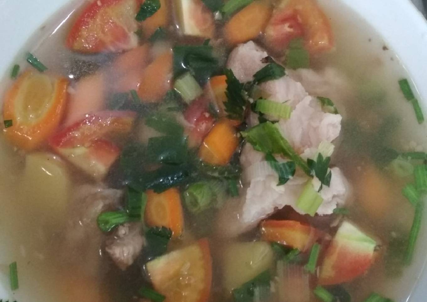 Sayur sop baso daging sapi