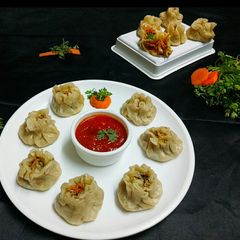 Veg momos A picture of Veg momos.