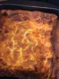 Clafoutis aux pommes et Calvados