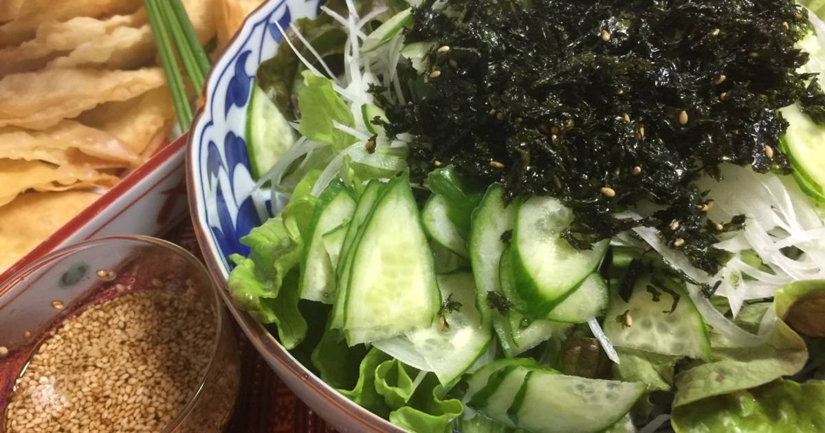 Korean Salad Recipe by Aunty Eiko's international cuisine experience