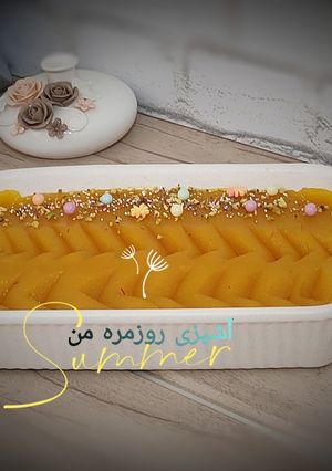 عکسی از دستور حلوا آرد برنج و کاسترد