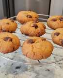 Galletas de mantequilla de cacahuete y conguitos