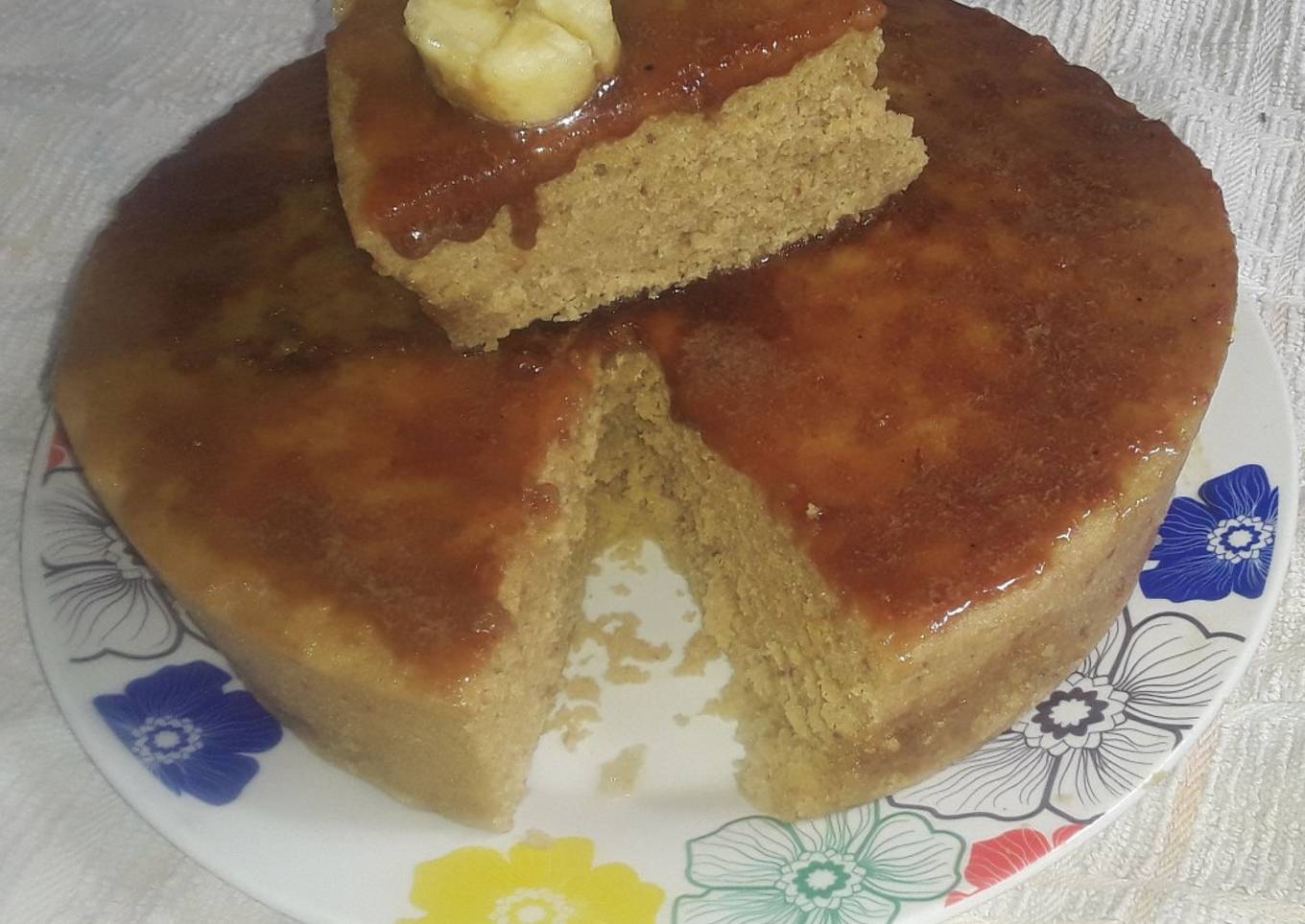 Torta de dulce de leche en microondas