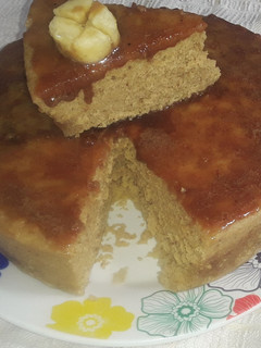 Una foto de Torta de dulce de leche en microondas