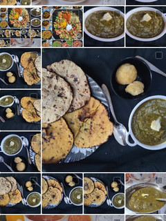सरसों का साग विद मक्की दी रोटी (Sarson ka saag with makki di roti recipe in Hindi) रेसिपी मुख्य फोटो