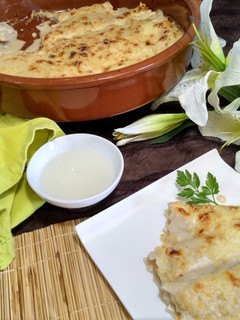 Una foto de ¡¡Al ricooo mariscooo!! Canelones de rape y gambas
